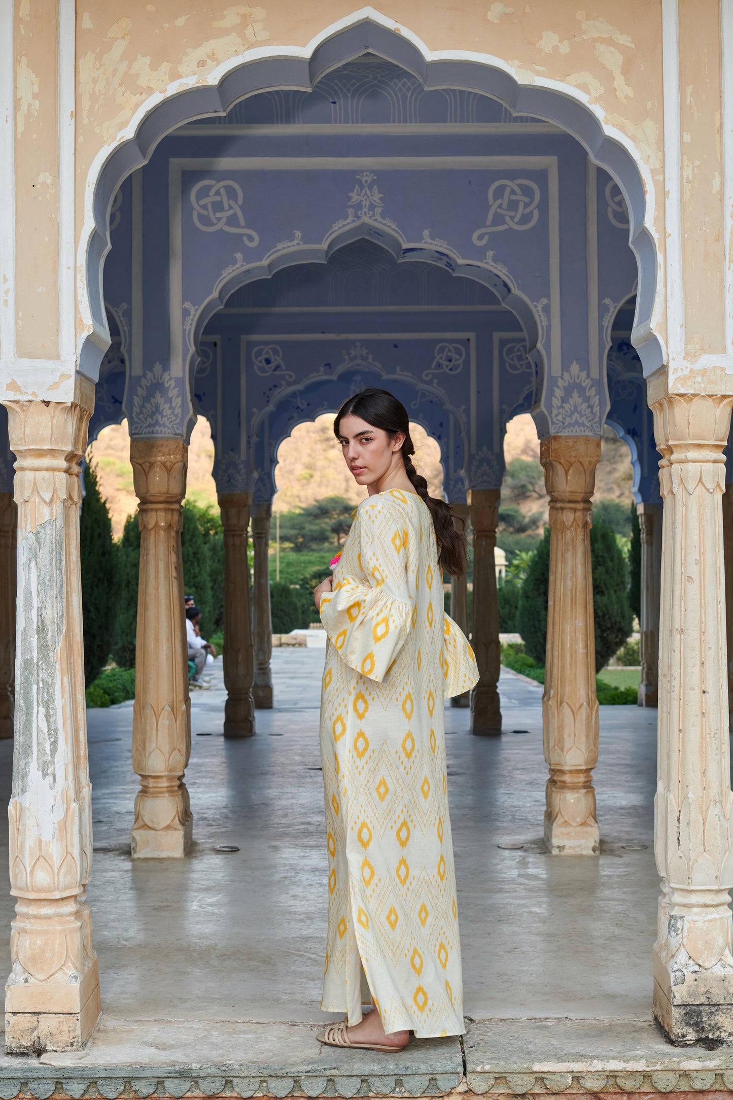 Orissa Dress in Yellow