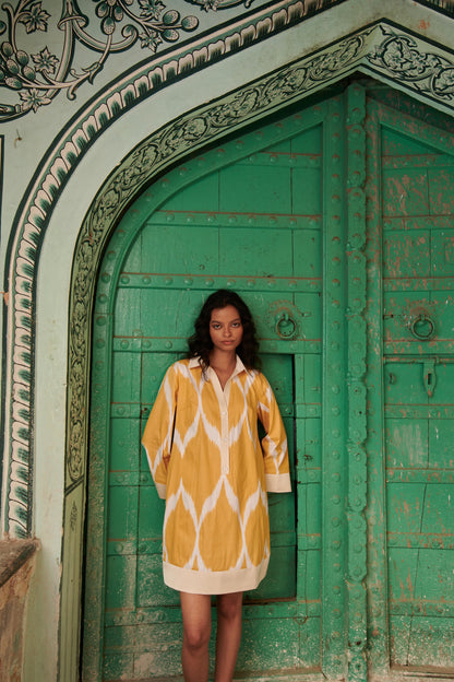 Bokhara Short Yellow Dress