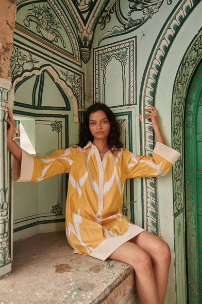 Bokhara Short Yellow Dress