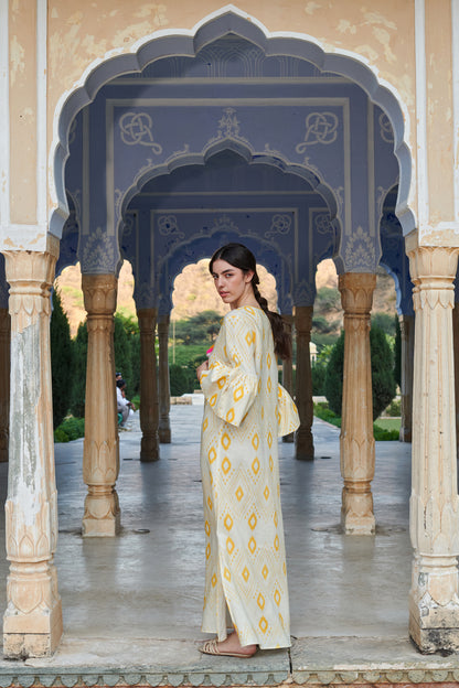 Orissa Dress in Yellow